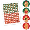 Big Dot of Happiness Gingerbread Christmas - Gingerbread Man Holiday Party Round Candy Sticker Favors - Labels Fits Chocolate Candy (1 sheet of 108) - 2 of 4