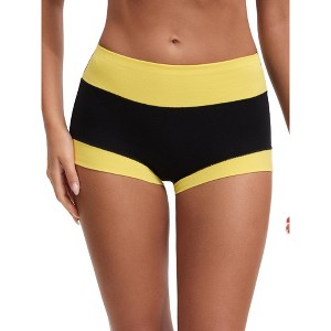 INSPIRE CHIC Women's High Waisted Loose Classic Full Coverage Briefs Breathable Cotton Ladies Panties - 1 of 4