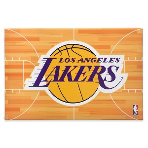 NBA Los Angeles Lakers Court Canvas Wall Sign - 1 of 4