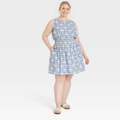 Women's Linen Mini Sundress - Universal Thread™