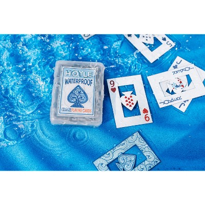 Hoyle Clear Waterproof Plastic Playing Cards for Kids and Adults