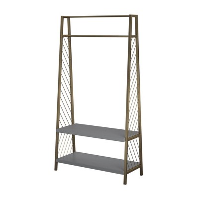 Brielle Entryway Storage Graphite Gray - Cosmoliving By Cosmopolitan