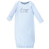 Touched by Nature Baby Boys Organic Cotton Long-Sleeve Gowns 3pk, Giraffe - 4 of 4