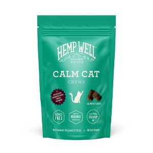 Hemp Well Calm Cat Soft Chews to Calm and Relax Your Cat - 60 ct. - 1 of 4