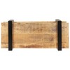 vidaXL TV Stand 35.4"x15.7"x15.7" Rough Mango Wood - 4 of 4