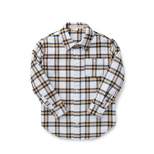 Hope & Henry Boys' Brushed Flannel Button Down Shirt, Toddler