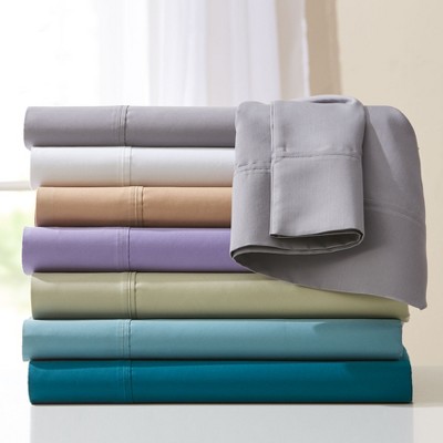 King Slate Blue 500 Thread Count Cotton Polyester Sheet Set
