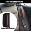 Unique Bargains Universal Faux Leather Car Seat Belt Shoulder Pad 9.45"x2.56" 2 Pcs - 2 of 4