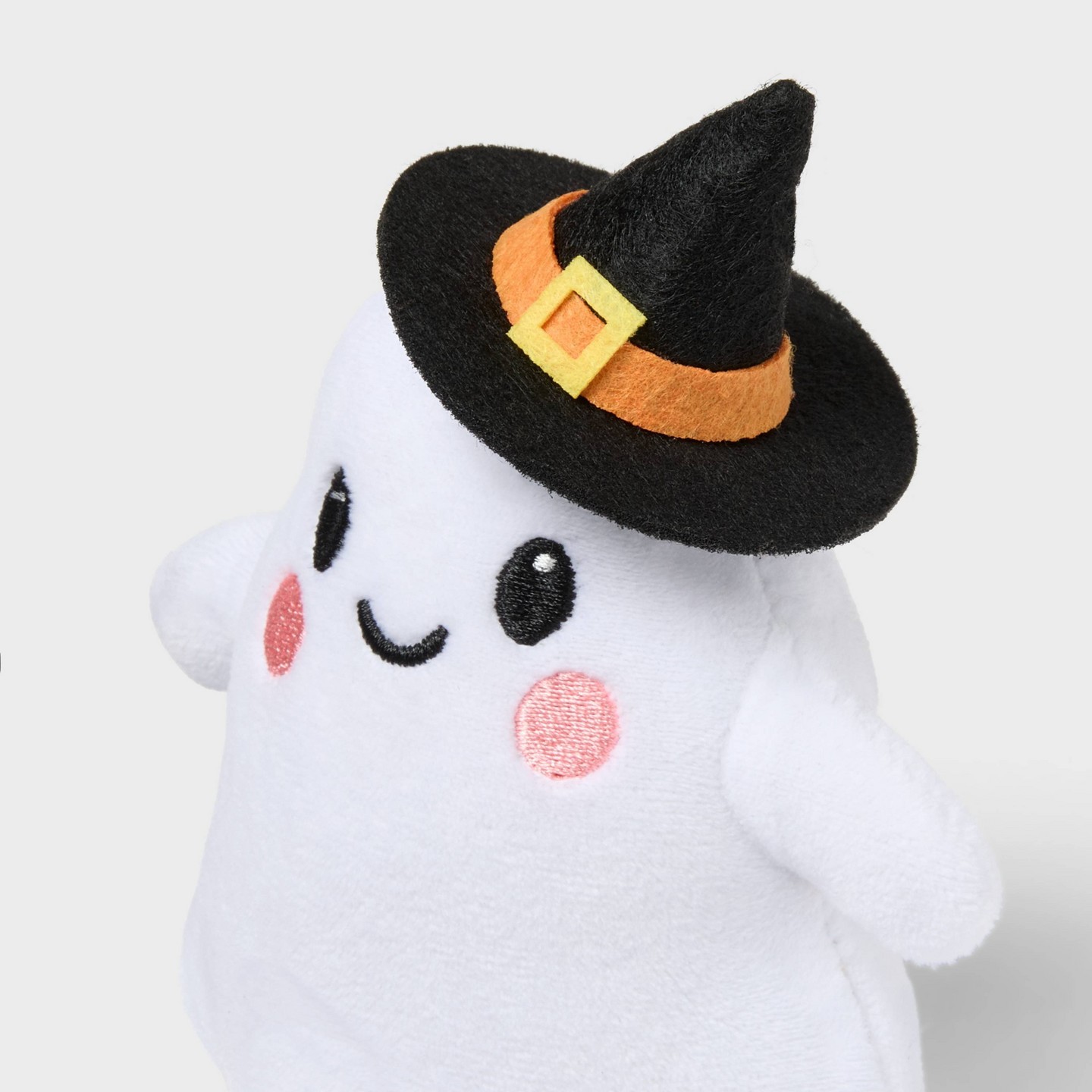 Детские мягкие игрушки Spritz Halloween Ghost with Hat Plush Decor White, цвет: Белый — фото 3