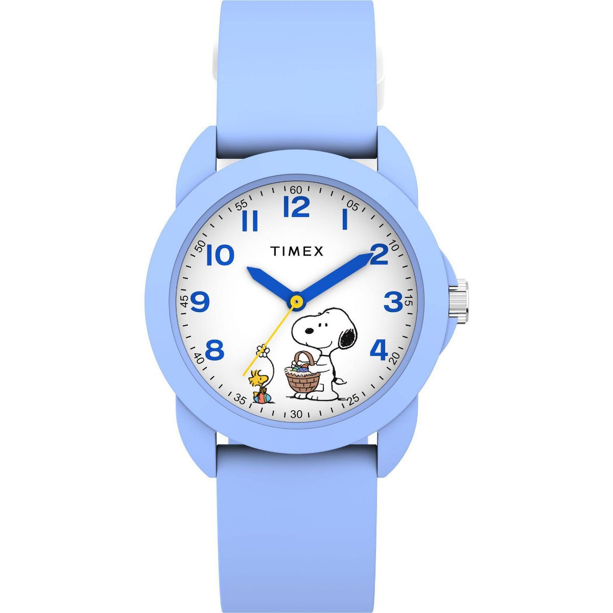 Kids Peanuts x Timex Spring Watch with Silicone Strap - Blue TW2Y51100