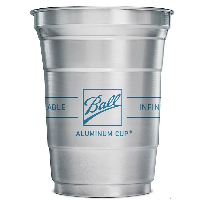 Ball Aluminum Cup Recyclable Party Cups - 16oz/24pk, 3 of 7