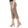Rekucci Curvy Woman  Classic Pull-On Stretchy Straight Leg Capri - 2 of 4