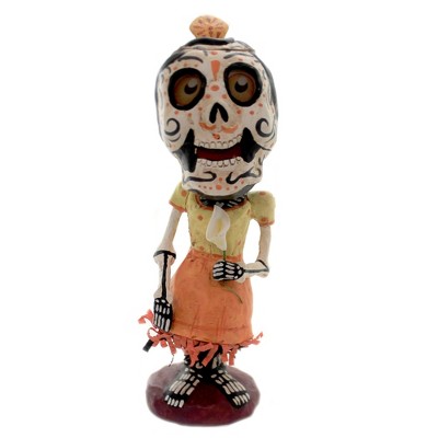 Jorge De Rojas 10.5" Frida Skelly Halloween  -  Decorative Figurines