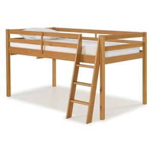 Roxy Twin Junior Loft Bed Cinnamon - Bolton Furniture, Red