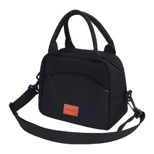 Unique Bargains Insulated Leakproof Waterproof Adult Freezable Lunch Bag 9.4 x 5.1 x 8.3 Inches - 1 of 4