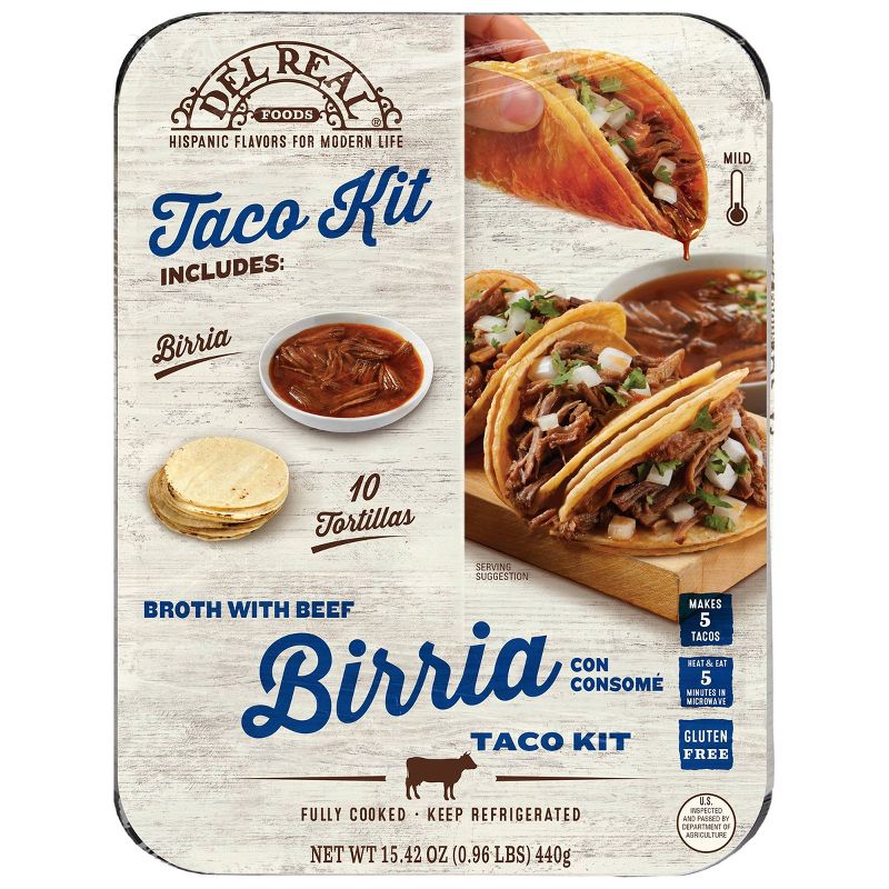 Del Real Foods Birria Taco Kit - 15.42oz, 1 of 7