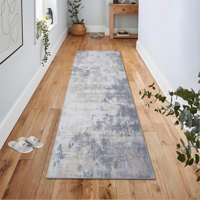 Living Room Rug Washable Area Rugs Modern Abstract Soft Rugs Low Pile Stain Resistant Carpet