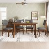 Merax 6-Piece Rustic Farmhouse Dining Set with Upholstered Chairs & Bench - 3 of 4