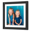 Americanflat 12x12 Picture Frame with Shatter-Resistant Glass - Use as 10x10 Frame with Mat or 12x12 Frame Without Mat - Hudson Collection - Black - 4 of 4