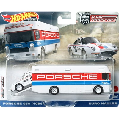 Hot Wheels Team Transport Porsche 959 Euro Hauler