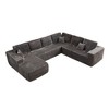 HOMLUX U-Shape Modular Sectional Sofa Couch, 27" Deep Seat Modern Minimalist Couches for Living Room, Style 7 - 2 of 4