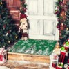 Christmas Area Rug, Red Green Snowflake Tree Rugs Washable Throw Runner Rugs Carpet for for Living Room Kitchen Dining Room Nursery Kids Room Office - 4 of 4