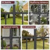 Indoor & Outdoor Metal Railing Kit with Post for Decks and Balcony - 2 of 4