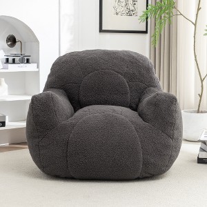 Airsurfer Tufted Bean Bag Sofa with Memory Foam | Soft, Fluffy & Ergonomic Lounge Chair - 1 of 4