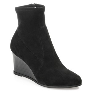 Journee Collection Women's Hepburn Inside Zip Wedge Booties - 1 of 4