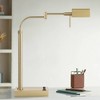 Possini Euro Design Possini Euro Keegan Adjustable Brass Finish USB and Outlet Desk Lamp - 2 of 4