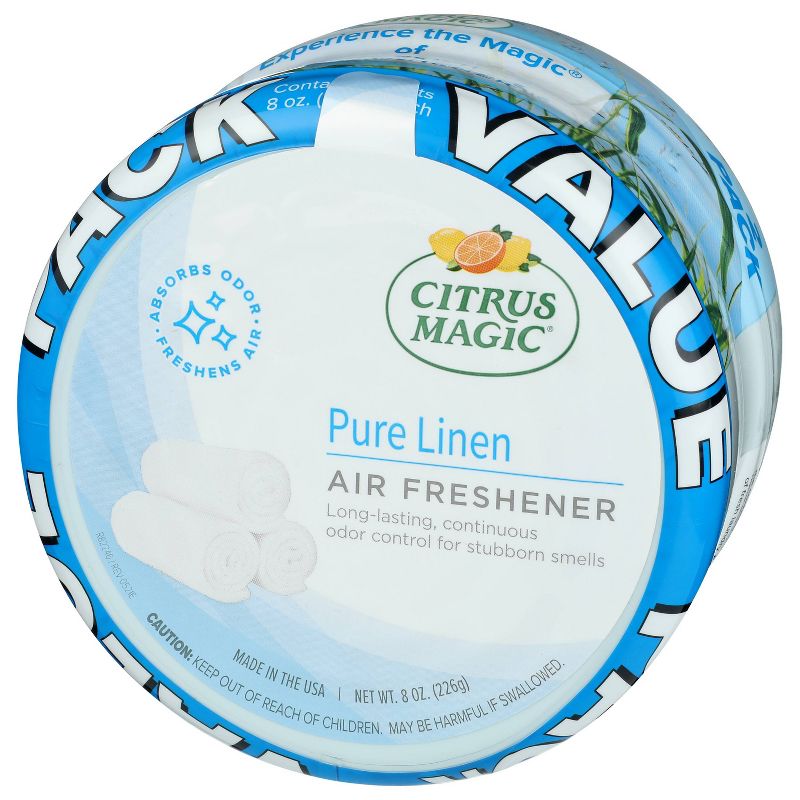Citrus Magic Solid Air Freshener - Pure Linen - 2pk, 4 of 9
