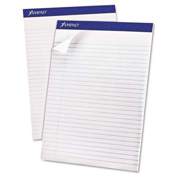 Ampad Recycled Writing Pads 8 1/2 x 11 3/4 White 50 Sheets Dozen 20170