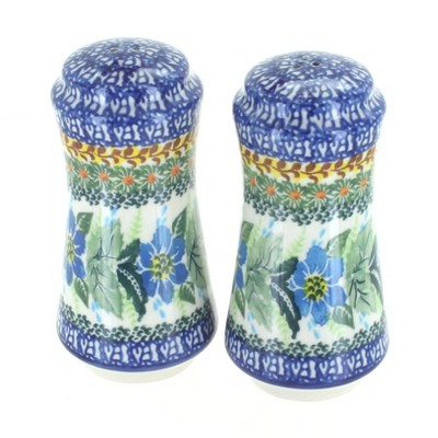 Blue Rose Polish Pottery Anabele Salt & Pepper Shakers
