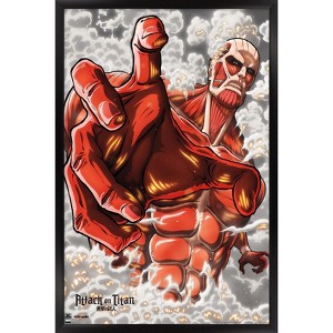 Trends International Attack on Titan: Season 2 - Armored Titan Framed Wall Poster Prints - 1 of 4