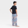 Boys' Hot Wheels 2pc Short Sleeve Pajama Set - Gray - 2 of 4