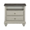 NicBex Nightstand with 2 Drawers,Side Table with Handles and Wood Frame,Modern Bedside Table for Bedroom,Living Room - 2 of 4