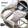 LOVMOR 57.5" Orisfur Pull Out Sofa Bed Loveseat Sleeper with Twin Size Memory Mattress for Living Room Spaces - 3 of 4