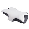 Okak Ergonomic Travel Pillow with Slow Rebound Foam, Neck Pillow with Dual-Layer Breathable Cover, Cervical Pillow for Airplane, Car Use, White - 2 of 4