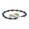 Cheung's Akaida Dark Blue Mixed Wooden Bead Tassel Decor - 4 of 4