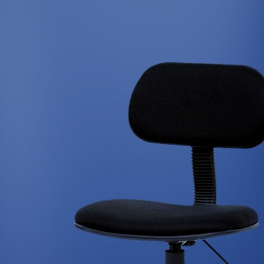 black desk chair with wheels