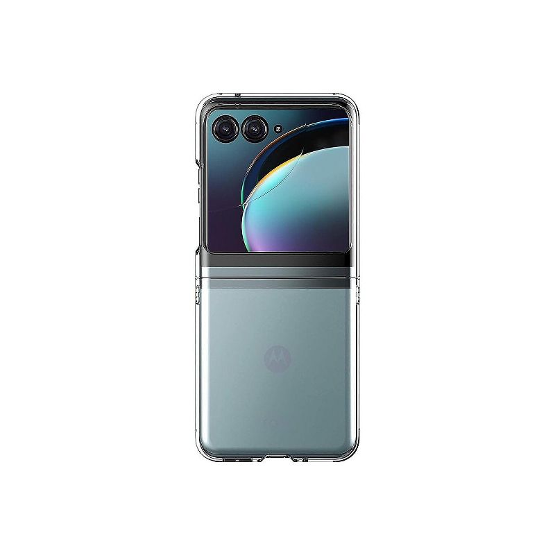 SaharaCase Hybrid-Flex Hard Shell MagSafe Phone Case for Motorola Razr+ 2023 Shock Absorbing Clear, 1 of 8