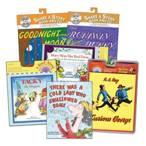 Kaplan Early Learning Classic Read Aloud Book and CD -  Set of 6 - 1 of 4