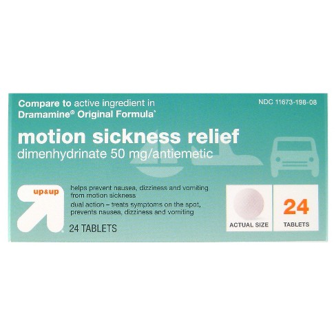 Motion Sickness Tablets 24ct - Up&Up™ (Compare To Active ...