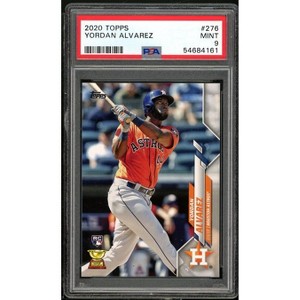 Yordan Alvarez Rookie Card 2020 Topps Update #276 PSA 9 - 1 of 2