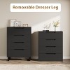 4 Drawer Dresser for Bedroom, 41.7" Tall Freestanding Vertical Drawer Cabinet with Detachable Legs, Ultra-Deep Storage Drawers, Easy Assembly - 4 of 4