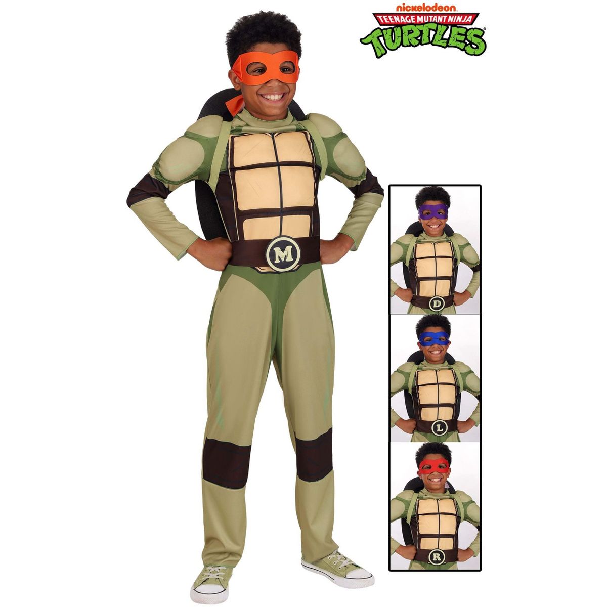 HalloweenCostumes.com Complete Teenage Mutant Ninja Turtles Kid's Costume | Nickelodeon Costumes - thumbnail 2