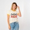 Simply Sage Market Women's Softball Mom Teddy Bear Short Sleeve Ringer Tee - 2 of 4