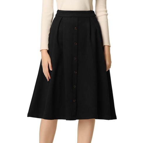 Black pleated midi skirt target hotsell