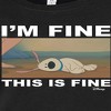 Women's - Disney - I'm Fine, This Is Fine Juniors Fitted Graphic T-Shirt - image 2 of 3