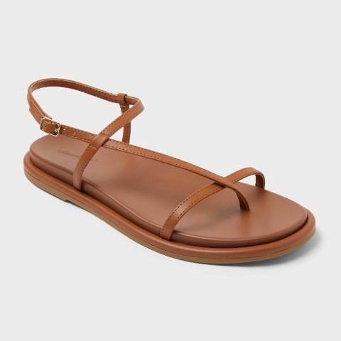 Женские сандалии Universal Thread Women’s Ivy Footbed Sandals - Universal Thread™ Cognac 8